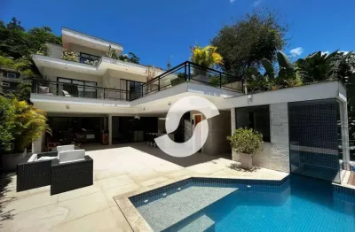 Casa em condomínio de luxo à venda, 433 m² por r$ 3.000.000 - itaipu - niterói/rj