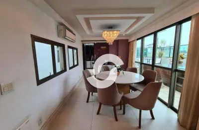 Cobertura com 4 dormitórios à venda, 420 m² por r$ 6.000.000,00 - icaraí - niterói/rj