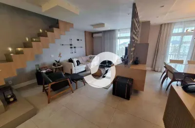 Cobertura à venda, 230 m² por r$ 3.000.000,00 - icaraí - niterói/rj