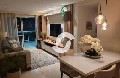 Apartamento com 3 dormitórios à venda, 102 m² por r$ 2.000.000,00 - jardim icaraí - niterói/rj