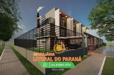 Sobrado alto padrão vista para mar 115m² -balneário ipacaraí - matinhos - pr