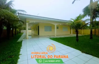 Casa 4 quartos - pontal do sul uma quadra do embarque para ilha do mel - pontal do paraná!