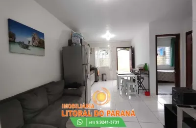 Aluguel mensal - casa 02 dormitórios - balneário santa terezinha - pontal do paraná