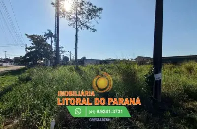 Terreno de esquina 13,30 x 27,50 - balneário santa terezinha - pontal do paraná