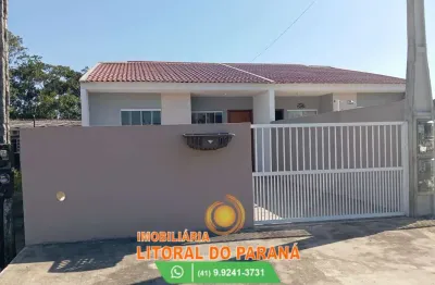 Casa geminada 2 quartos (sendo 1 suíte) em santa terezinha (financie).