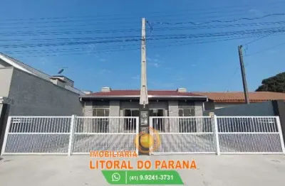 Casa três quartos (sendo 1 suíte) - bal. primavera - pontal do paraná (financie)