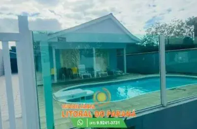 Casa 4 quartos - piscina - shangri-lá - pontal do paraná