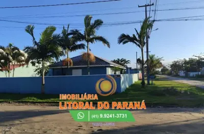 Casa alvenaria  - com terreno para construção -  balneário shangrila - pontal do paraná