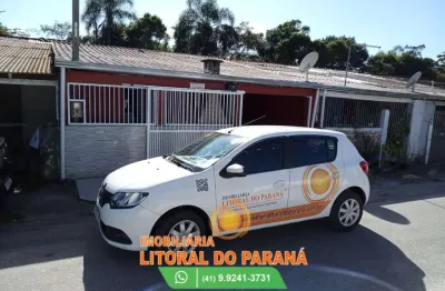 Casa geminada 3 quartos à venda balneário ipanema - pontal do paraná