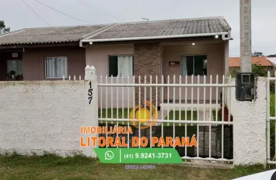 Casa padrão 2 dormitórios jardim esperança praia de leste pontal do parana