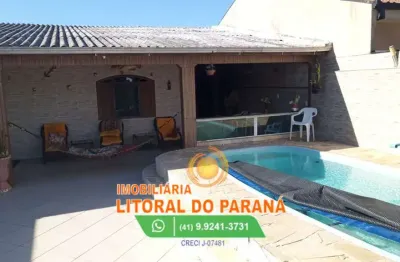 Casa de alvenaria 4 quartos à venda baln. praia de leste, pontal do paraná/pr
