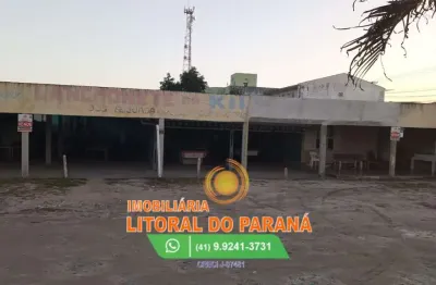 Casa de madeira/ponto comercial à venda baln. leblon- pontal do paraná/pr