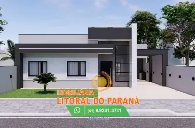 Casa de alvenaria - 03 dormitórios sendo 01 suíte - balneário ipanema - pontal do paraná