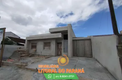 Casa de alvenaria - 03 dormitórios sendo 01 suíte - balneário ipanema - pontal do paraná