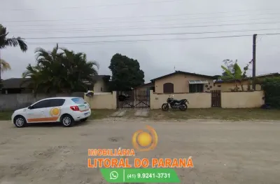 Casa com terreno - 03 dormitórios - balneário canoas - pontal do paraná