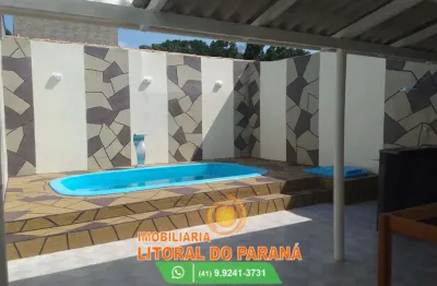 Casa 03 quartos - balneário praia de leste -pontal do paraná!!!
