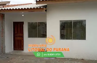 Casa geminada 2 quartos à venda - balneário carmery - pontal do paraná/pr