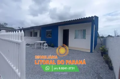 Casa padrão 2 quartos à venda - balneário praia de leste - pontal do paraná/pr