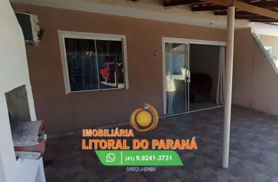 Casa 02 dormitórios locação mensal balneário shangri-lá - pontal do paraná/pr