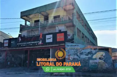 Prédio comercial frente para rodovia - shangri-lá - pontal do paraná