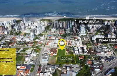 Terreno à venda, 4200 m² por r$ 14.000.000,00 - caiobá - matinhos/pr