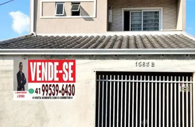 Sobrado para venda em curitiba, xaxim, 3 dormitórios, 1 suíte, 2 banheiros, 2 vagas