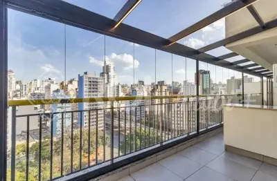 Cobertura com 1 quarto, 1 sala, 1 banheiro, 1 vaga de garagem e 70m² de área em santa cecilia, sp