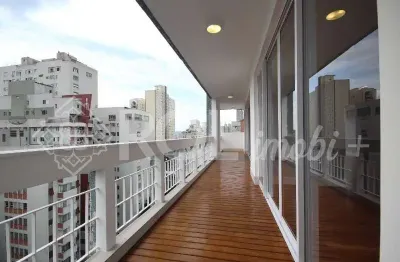 Cobertura em higienópolis: 4 quartos, 2 suítes, 3 salas, 5 banheiros, 2 vagas, 382m² em são paulo-sp!