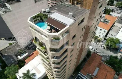 Cobertura  em pinheiros, são paulo-sp: 4 quartos, 1 suíte, 2 salas, 4 banheiros, 3 vagas, 196m².