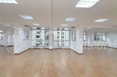 Conjunto comercial - 216m² - vão livre - sem vaga - república - locação