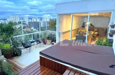 Cobertura de luxo na vila ipojuca, são paulo-sp: 3 quartos, 3 suítes, 3 salas, 6 banheiros, 3 vagas de garagem!
