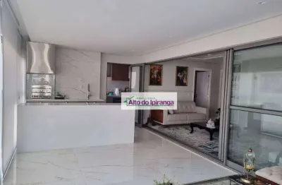 Apartamento com 4 dormitórios à venda, 160 m² por r$ 2.500.000,00 - ipiranga - são paulo/sp