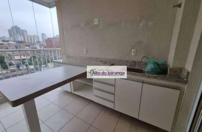 Apartamento com 2 dormitórios para alugar, 56 m² por R$ 3.367,00/mês - Ipiranga - São Paulo/SP