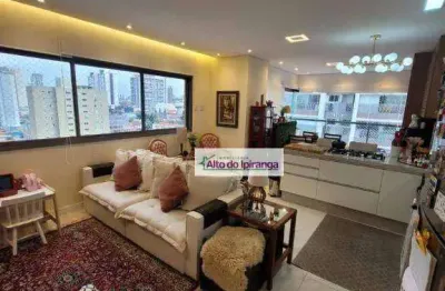 Apartamento com 2 dormitórios à venda, 74 m² por r$ 1.100.000,00 - alto do ipiranga - são paulo/sp