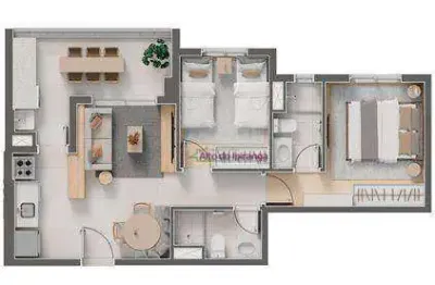 Apartamento com 2 dormitórios à venda, 57 m² por r$ 866.166,00 - mirandópolis - são paulo/sp