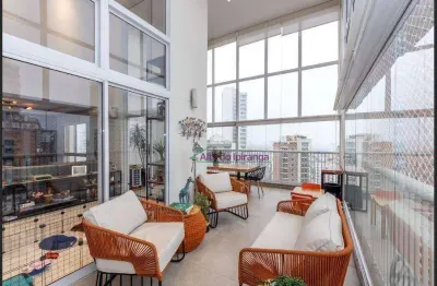 Apartamento duplex com 3 dormitórios à venda, 238 m² por r$ 3.800.000,00 - chácara klabin - são paulo/sp
