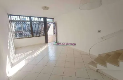 Sobrado com 2 dormitórios para alugar, 120 m² por r$ 3.280,00/mês - bosque da saúde - são paulo/sp