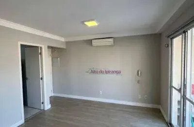 Apartamento com 1 dormitório, 48 m² - venda por r$ 650.000,00 ou aluguel por r$ 4.813,44/mês - chácara klabin - são paulo/sp
