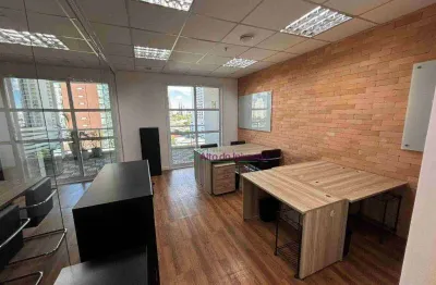 Sala para alugar, 82 m² por r$ 10.794,00/mês - vila cordeiro - são paulo/sp