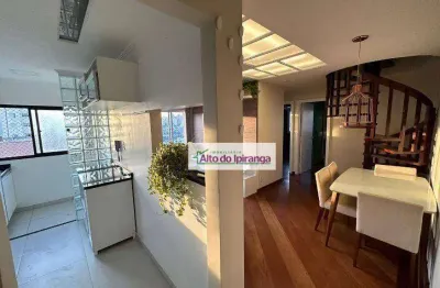 Cobertura com 2 dormitórios à venda, 110 m² por r$ 720.000,00 - vila gumercindo - são paulo/sp