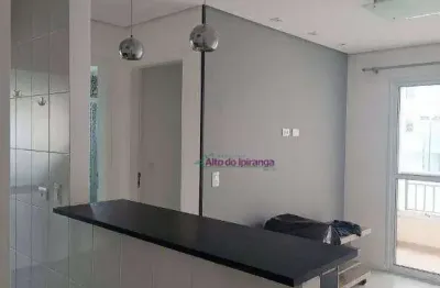 Apartamento com 1 dormitório para alugar, 39 m² por r$ 3.096,44/mês - alto do ipiranga - são paulo/sp