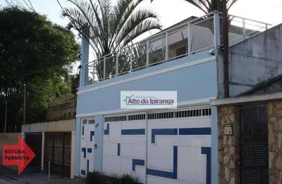 Sobrado com 4 dormitórios, 650 m² - venda por r$ 4.700.000,00 ou aluguel por r$ 22.968,04/mês - jardim da saúde - são paulo/sp