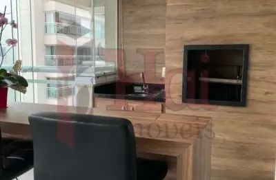 Apartamento mobiliado  de 117 m² com churrasqueira e 2 dormitórios -rua norma pieruccini giannotti