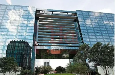 Locação de cj comercial em edifício ícone arquitetônico da cidade, itaim bibi, excelente localização