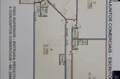Sala comercial para alugar na rua alberto segalla, jardim infante dom henrique, bauru, 4 m2 por r$ 8.000
