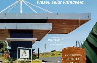 Terreno à venda no residencial solar primavera, piratininga , 450 m2 por r$ 189.000
