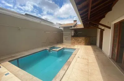 Casa em condomínio fechado com 3 quartos para alugar na avenida affonso josé aiello, vila aviação, bauru, 308 m2 por r$ 7.000