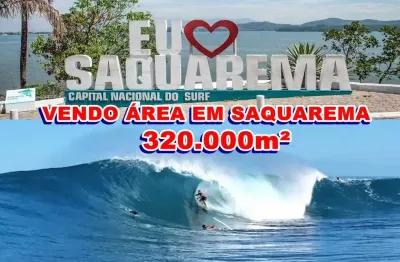 Área à venda em saquarema, as margens da lagoa com aproximadamente 320.000m².