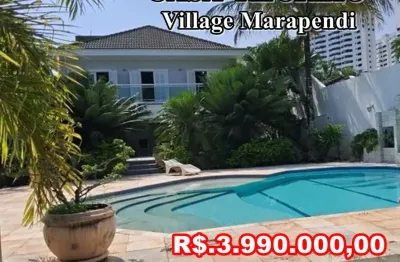 Casa duplex com 5 quartos sendo 2 suítes mastere. village marapendi 410,00m²