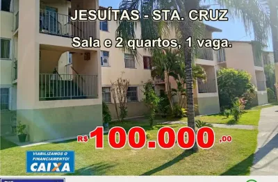 Vendo apartamento 02 qtos. com vaga, no condomínio residencial ametista. em jesuítas.